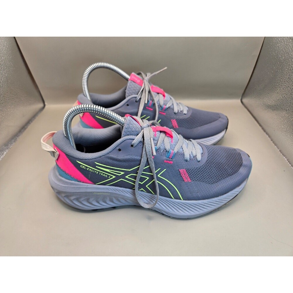 ASICS GEL-Excite Trail 2 Shoes Women's 7 Blue Running Hiking Athletic Sneakers